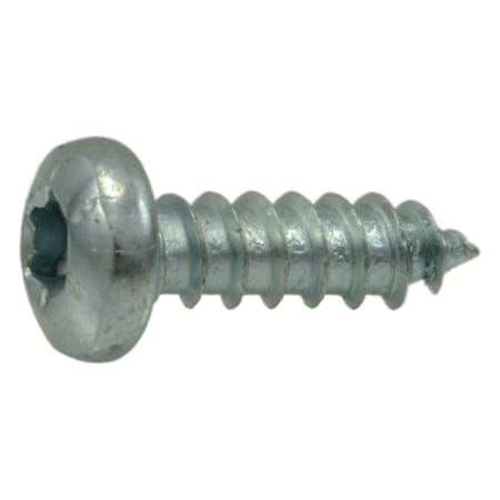 Midwest Fastener Sheet Metal Screw, #4 x 3/8 in, Zinc Plated Steel Pan Head Torx Drive, 40 PK 37047